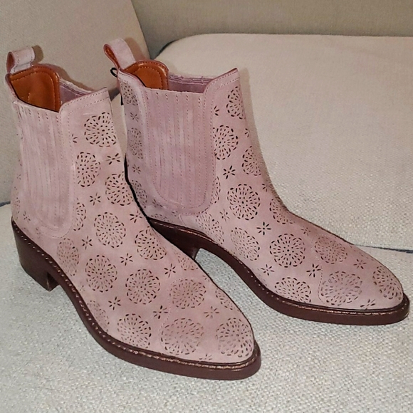 Coach Dusty Rose Bowery Chelsea Boot 